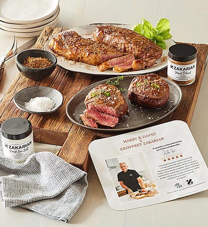 Geoffrey Zakarian Artisanal Steak and Seasoning Collection